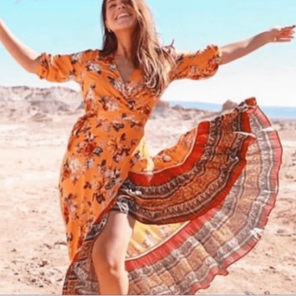 Farm Rio x Anthropologie Soigne Maxi Dress - Picture 4 of 8
